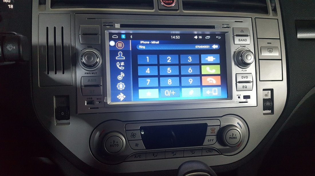 NAVIGATIE ANDROID DEDICATA FORD Focus MK2 2005-2007 WITSON W2-F9488FS RAMA SILVER DVD GPS WAZE