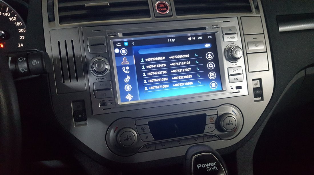 NAVIGATIE ANDROID DEDICATA FORD Focus MK2 2005-2007 WITSON W2-F9488FS RAMA SILVER DVD GPS WAZE