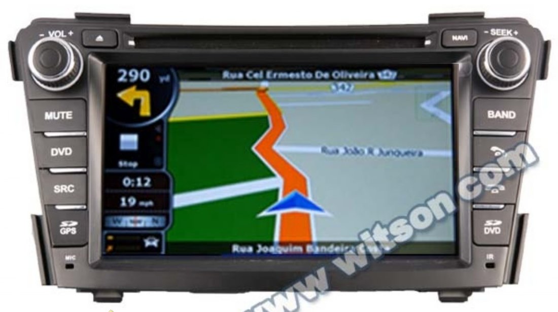 NAVIGATIE ANDROID DEDICATA HYUNDAI I40 WITSON W2-M172 PLATFORMA S160 PROCESOR QUADCORE 16GB 3G WAZE