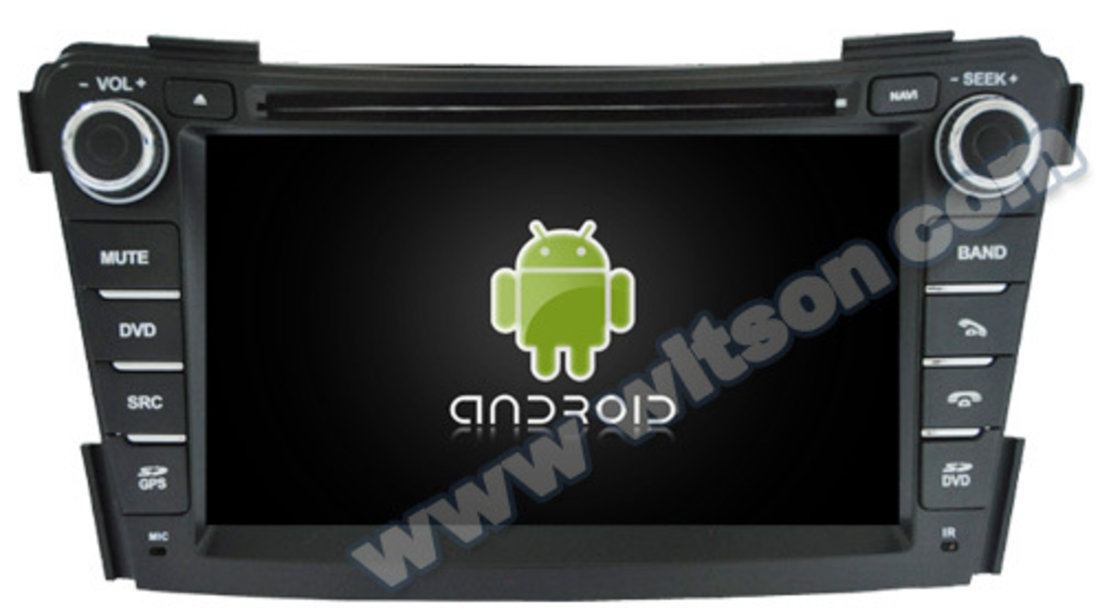 NAVIGATIE ANDROID DEDICATA HYUNDAI I40 WITSON W2-M172 PLATFORMA S160 PROCESOR QUADCORE 16GB 3G WAZE