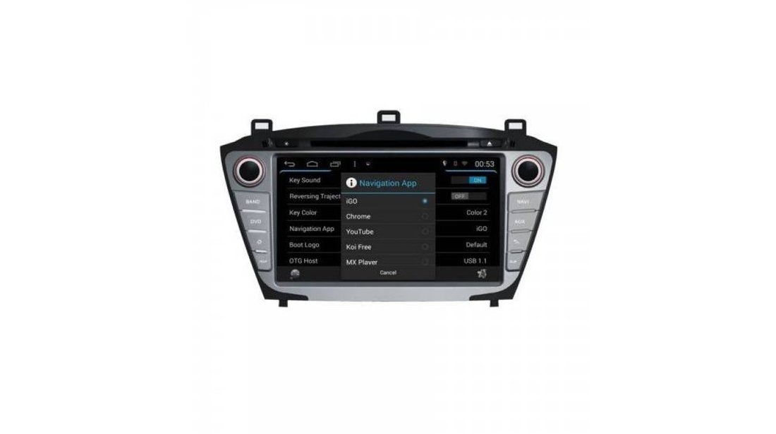 NAVIGATIE ANDROID DEDICATA HYUNDAI IX35 WITSON W2-M361 PLATFORMA S160 QUADCORE 16GB GPS WAZE