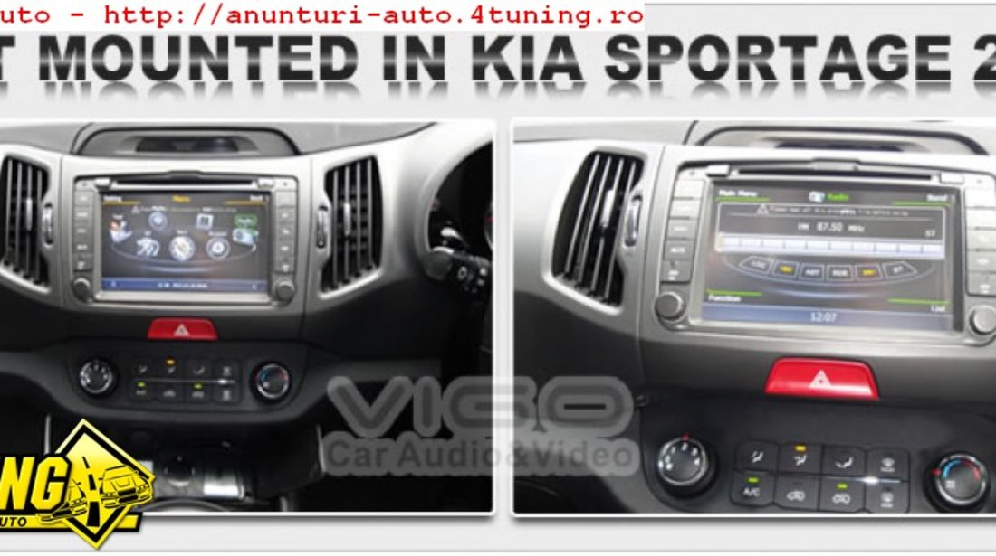 NAVIGATIE ANDROID DEDICATA KIA SPORTAGE 2010 - 2015 WITSON W2-M537 PLATFORMA S160 PROCESOR QUAD CORE