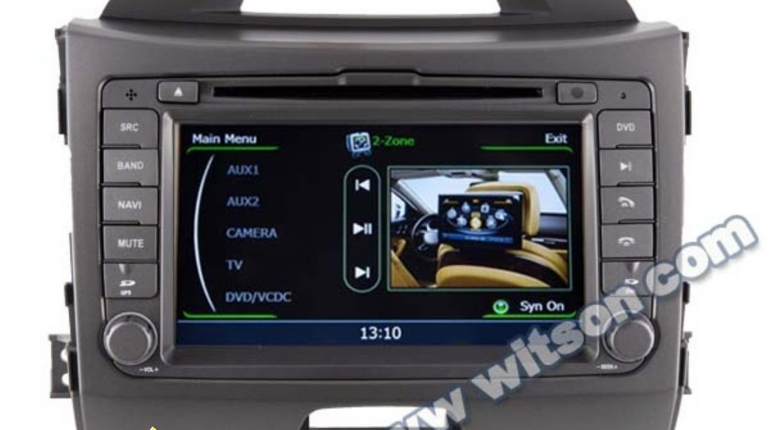 NAVIGATIE ANDROID DEDICATA KIA SPORTAGE 2010 - 2015 WITSON W2-M537 PLATFORMA S160 PROCESOR QUAD CORE