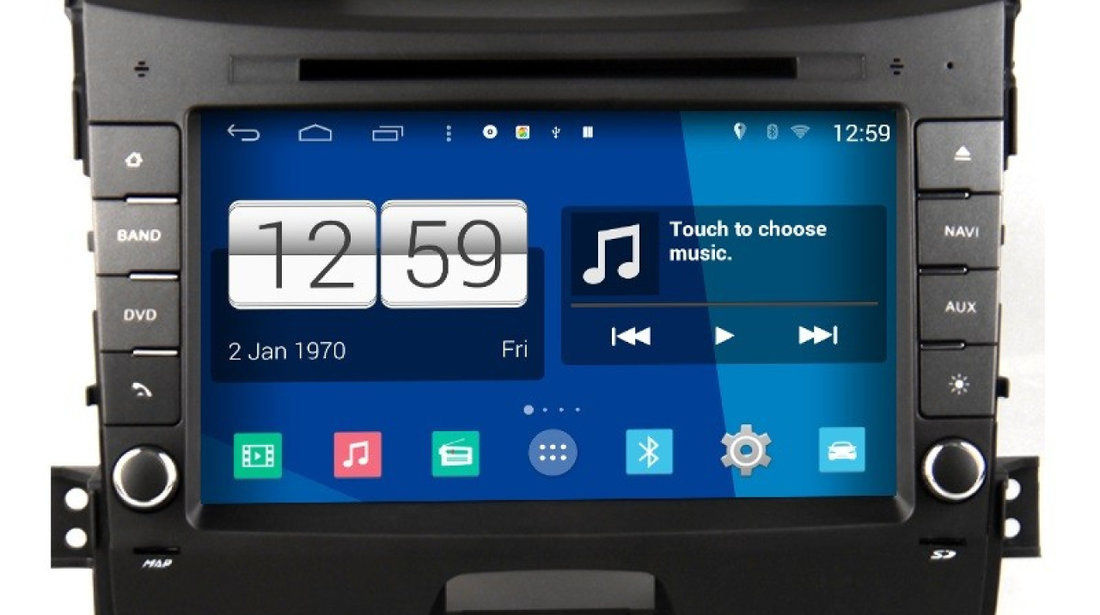 NAVIGATIE ANDROID DEDICATA KIA SPORTAGE 2010 - 2015 WITSON W2-M537 PLATFORMA S160 PROCESOR QUAD CORE