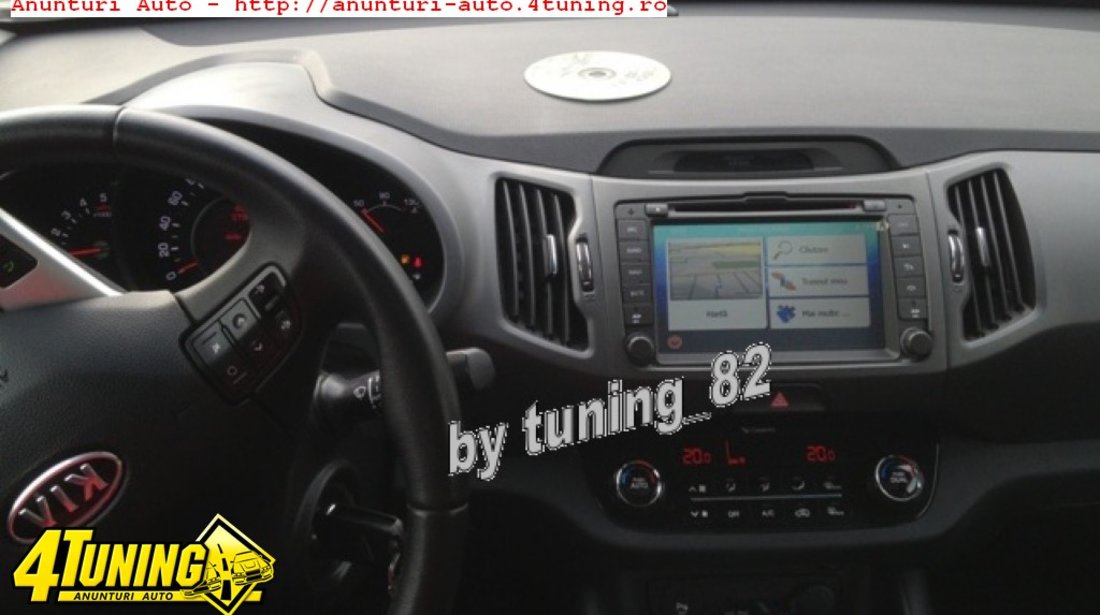 NAVIGATIE ANDROID DEDICATA KIA SPORTAGE 2010-2015 Edotec EDT-M573 PLATFORMA S160 DVD GPS WAZE WIFI