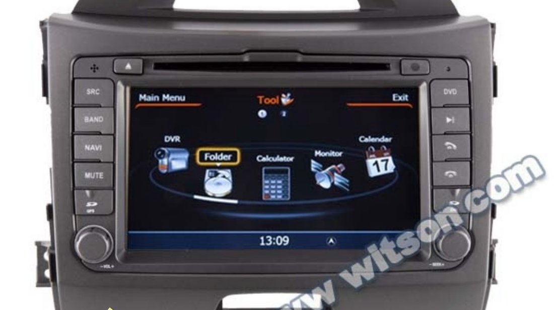 NAVIGATIE ANDROID DEDICATA KIA SPORTAGE 2010-2015 Edotec EDT-M573 PLATFORMA S160 DVD GPS WAZE WIFI