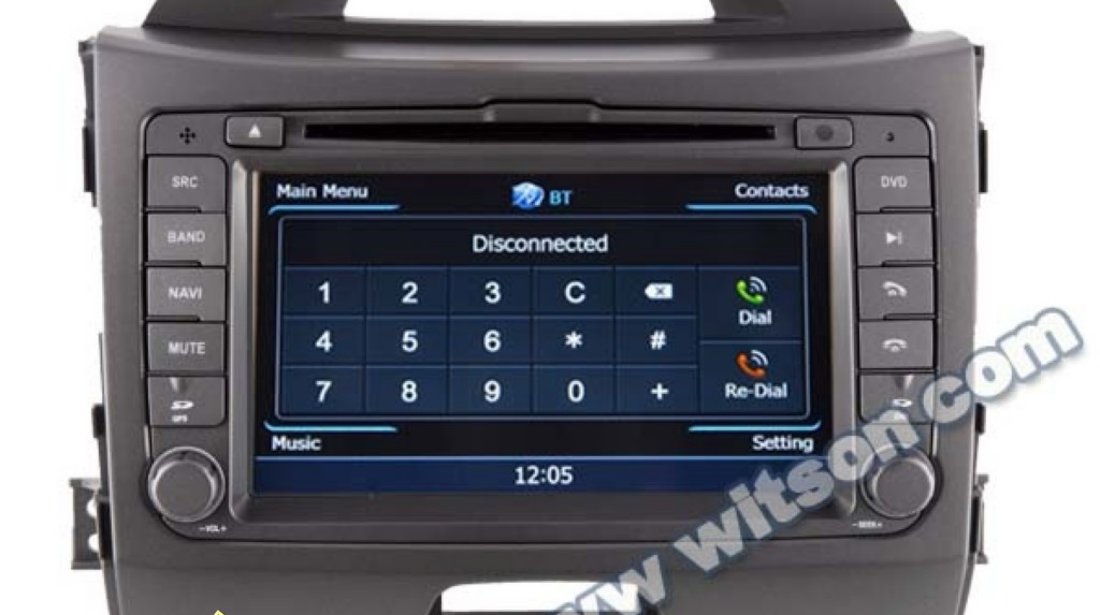 NAVIGATIE ANDROID DEDICATA KIA SPORTAGE 2010-2015 Edotec EDT-M573 PLATFORMA S160 DVD GPS WAZE WIFI