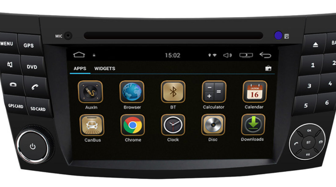 NAVIGATIE ANDROID DEDICATA MERCEDES-BENZ CLASA E W211 CLS W219 NAVD-A090 DVR CARKIT GPS INTERNET 3G