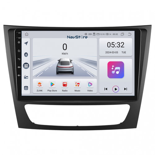 Navigatie Android Dedicata Mercedes Benz E-Class W211 (2002 - 2010), 9Inch, 4Gb Ram, 64Gb Stocare, B...