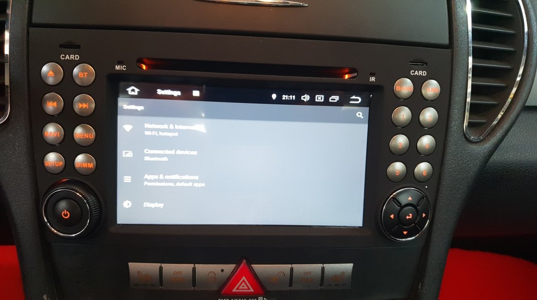 NAVIGATIE ANDROID DEDICATA MERCEDES-BENZ SLK W171 WITSON W2-RH5576 QUADCORE 2GB RAM 16GB INTERNET 3G