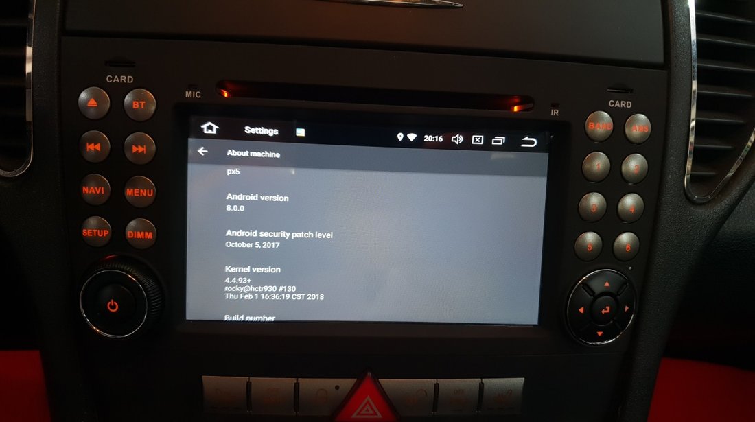 NAVIGATIE ANDROID DEDICATA MERCEDES-BENZ SLK W171 WITSON W2-RH5576 QUADCORE 2GB RAM 16GB INTERNET 3G