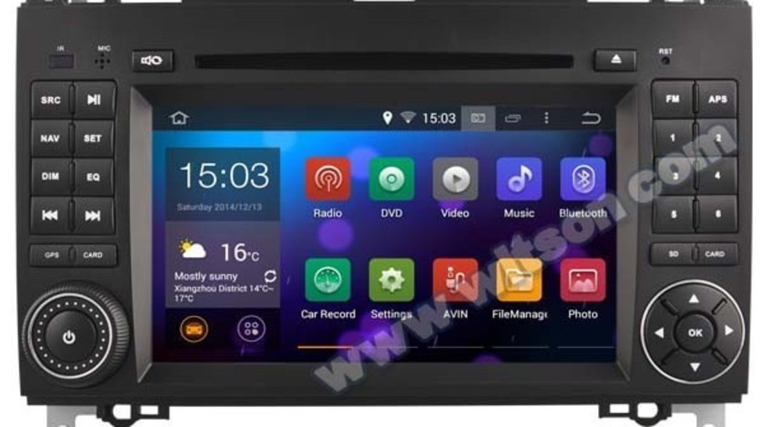NAVIGATIE ANDROID DEDICATA MERCEDES-BENZ VITO WITSON W2-A6916 WAZE