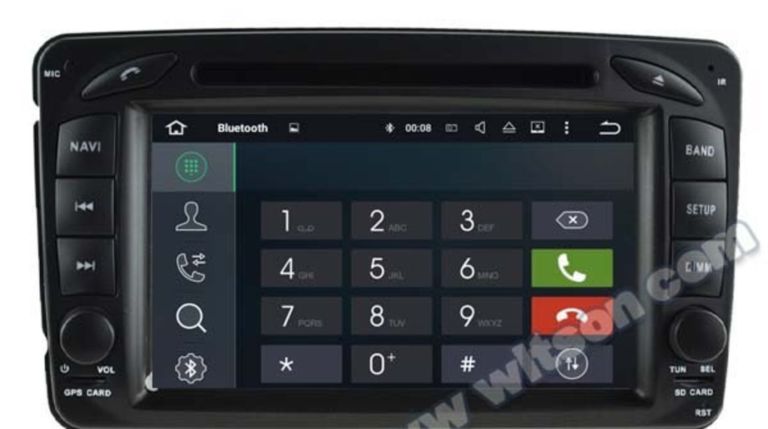 NAVIGATIE ANDROID DEDICATA MERCEDES CLK W209 WITSON W2-A6513 ECRAN CAPACITIV INTERNET 3G WIFI 16GB