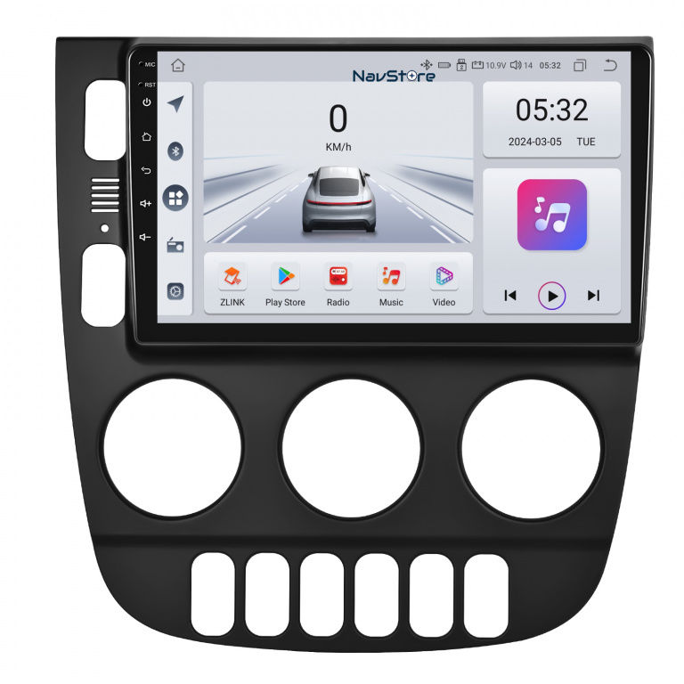 Navigatie Android Dedicata Mercedes ML W163 (1998-2005), 9Inch, 4Gb Ram, 64Gb Stocare, Bluetooth, WiFi, Carplay