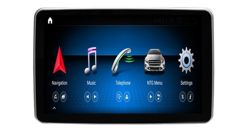 NAVIGATIE ANDROID DEDICATA MERCEDES ML W166 GL X166 2012-2015 NTG 4.5 OCTACORE 4+64GB SIM 4G CARPLAY