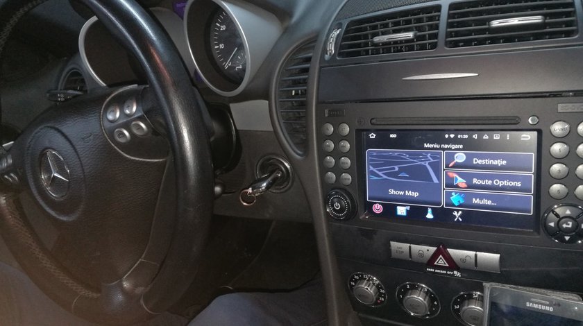 NAVIGATIE ANDROID DEDICATA MERCEDES SLK W171 R171 EDOTEC EDT-M096 PLATFORMA S160 16GB QUADCORE 3G