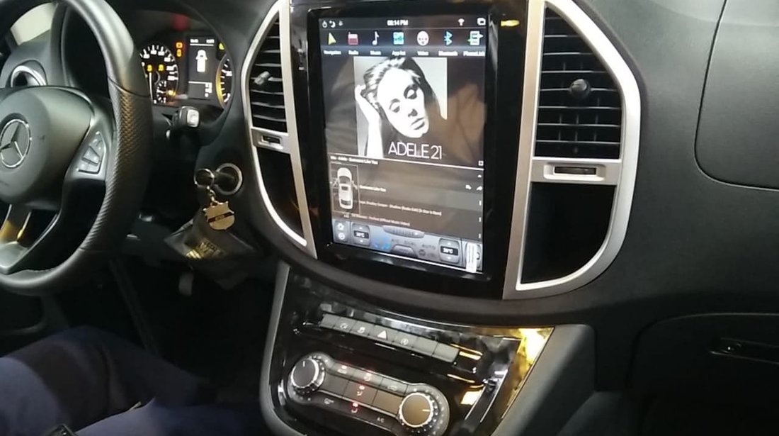 NAVIGATIE ANDROID DEDICATA MERCEDES VITO W447 2014 - 2020 EDT-T068 ECRAN 12.1"' TESLA STYLE GPS WAZE