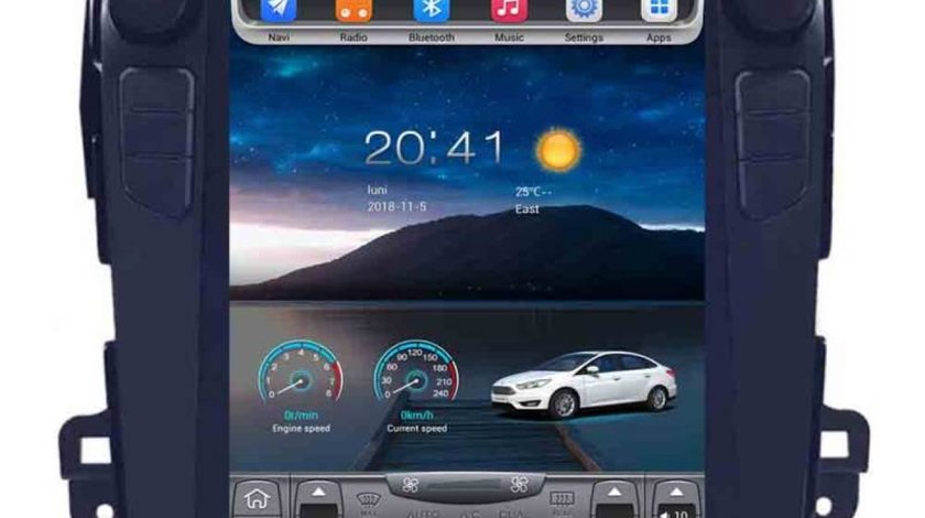 NAVIGATIE ANDROID DEDICATA MITSUBISHI OUTLANDER EDOTEC EDT-T056 ECRAN 10.4'' TESLA STYLE OCTACORE 4G