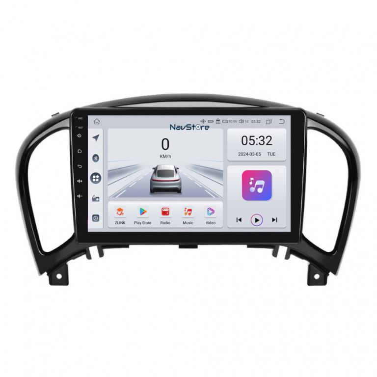 Navigatie Android Dedicata Nissan Juke (2010-2017), 9Inch, 4Gb Ram, 64Gb Stocare, Bluetooth, WiFi, Carplay