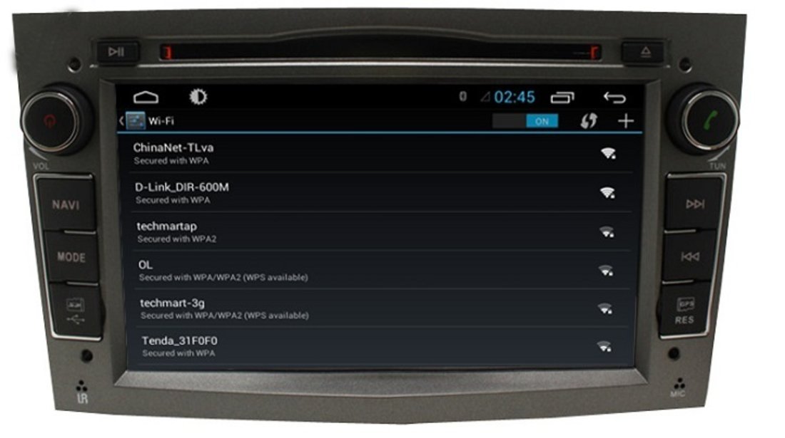 NAVIGATIE ANDROID DEDICATA OPEL ASTRA H Edotec EDT-G019 PROCESOR QUADCORE 16 GB INTERNET 3G WIFI