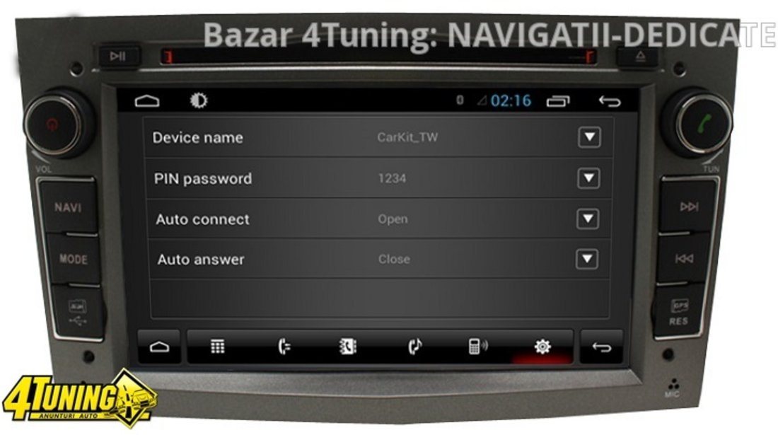 NAVIGATIE ANDROID DEDICATA OPEL ASTRA H Edotec EDT-G019 PROCESOR QUADCORE 16 GB INTERNET 3G WIFI