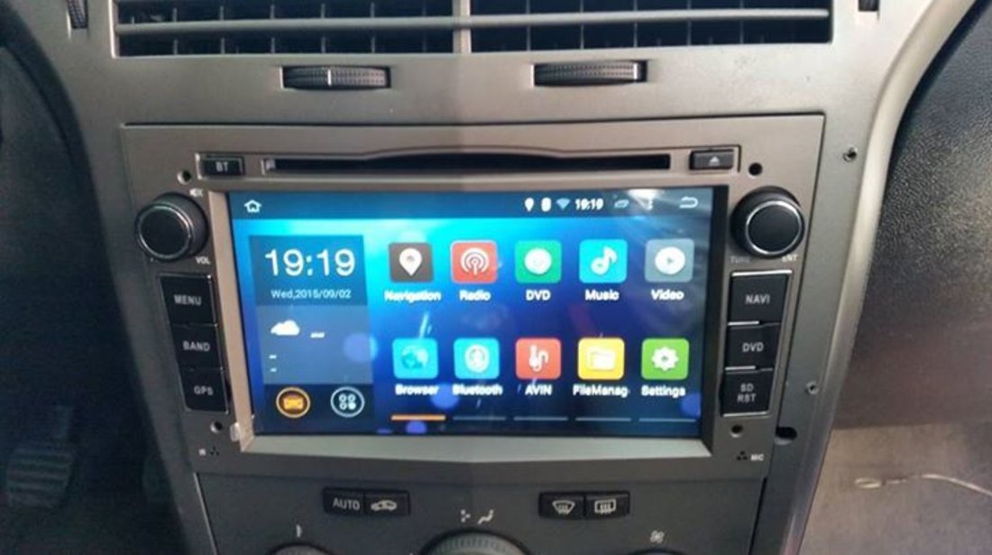 NAVIGATIE ANDROID DEDICATA OPEL ASTRA H VECTRA CORSA WITSON W2-A9828L INTERNET WIFI MIRRORLINK WAZE