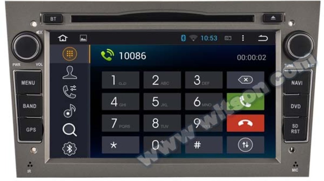 NAVIGATIE ANDROID DEDICATA OPEL ASTRA H VECTRA CORSA WITSON W2-A9828L INTERNET WIFI MIRRORLINK WAZE
