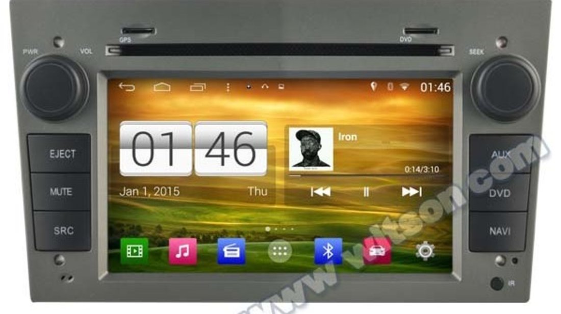 NAVIGATIE ANDROID DEDICATA OPEL ASTRA H WITSON W2-M019 S160 3G WIFI GPS  MIRROR LINK MODEL PREMIUM