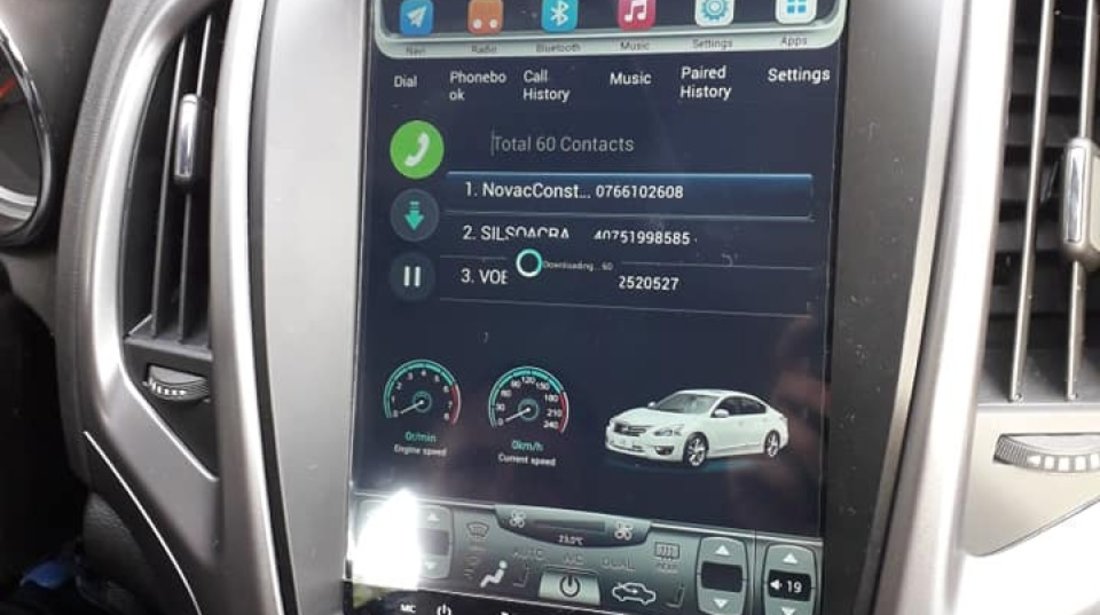 NAVIGATIE ANDROID DEDICATA OPEL ASTRA J ECRAN 10.4'' TESLA STYLE WIFI 32GB GPS WAZE Edotec EDT-T072