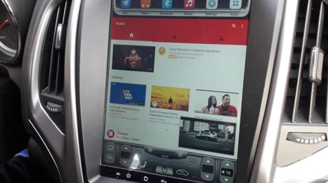 NAVIGATIE ANDROID DEDICATA OPEL ASTRA J ECRAN 10.4'' TESLA STYLE WIFI 32GB GPS WAZE Edotec EDT-T072