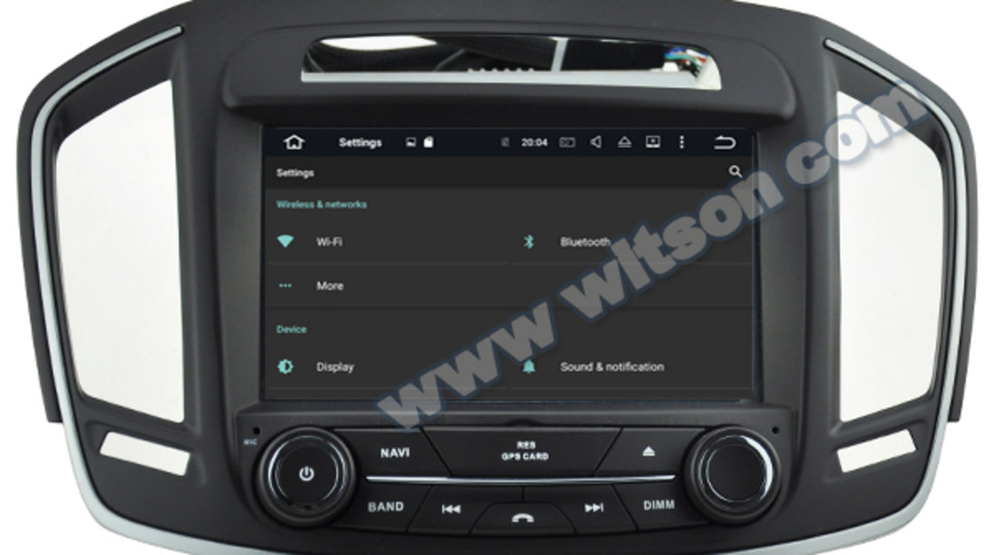 NAVIGATIE ANDROID DEDICATA OPEL INSIGNIA 2 2014-2018 WITSON W2-B5548 INTERNET 4G WIFI OCTA-CORE WAZE