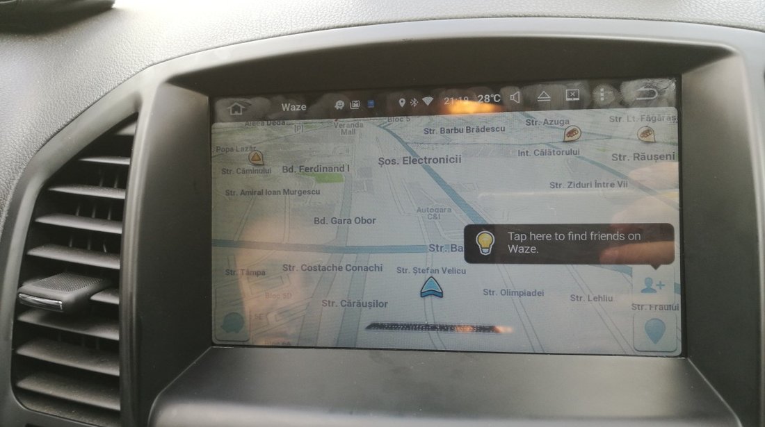 NAVIGATIE ANDROID DEDICATA OPEL INSIGNIA WITSON W2-K7987B INTERNET 4G WIFI 2G RAM 16GB DVD GPS WAZE