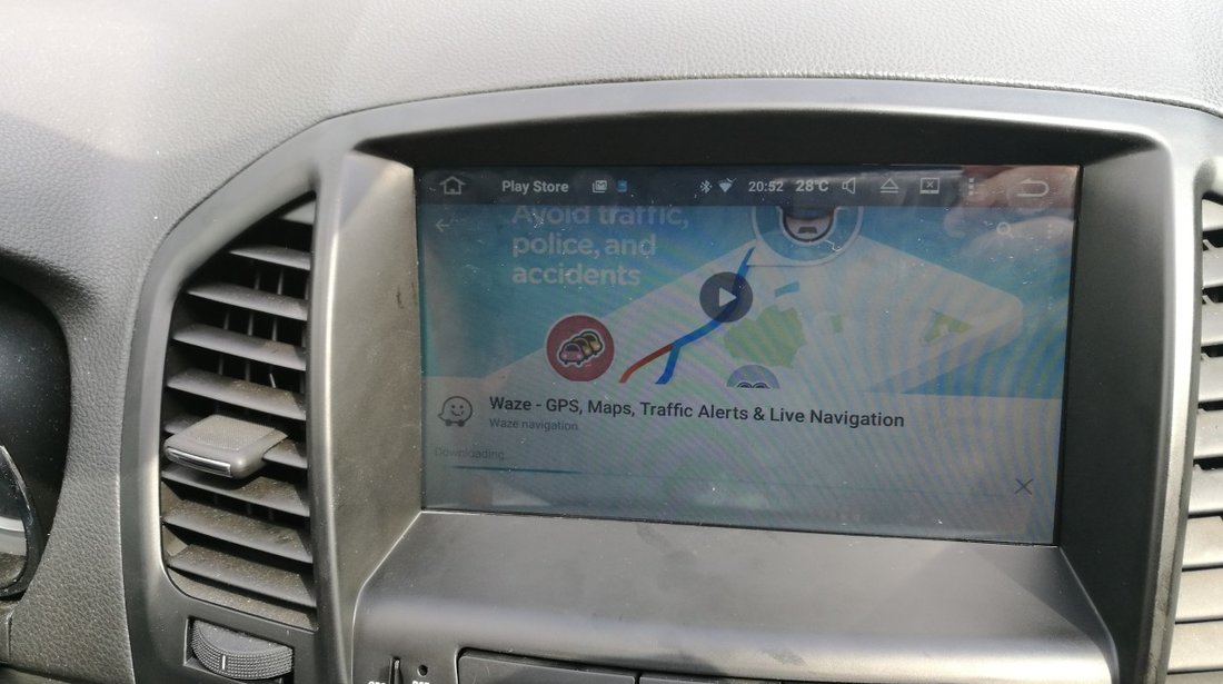 NAVIGATIE ANDROID DEDICATA OPEL INSIGNIA WITSON W2-K7987B INTERNET 4G WIFI 2G RAM 16GB DVD GPS WAZE