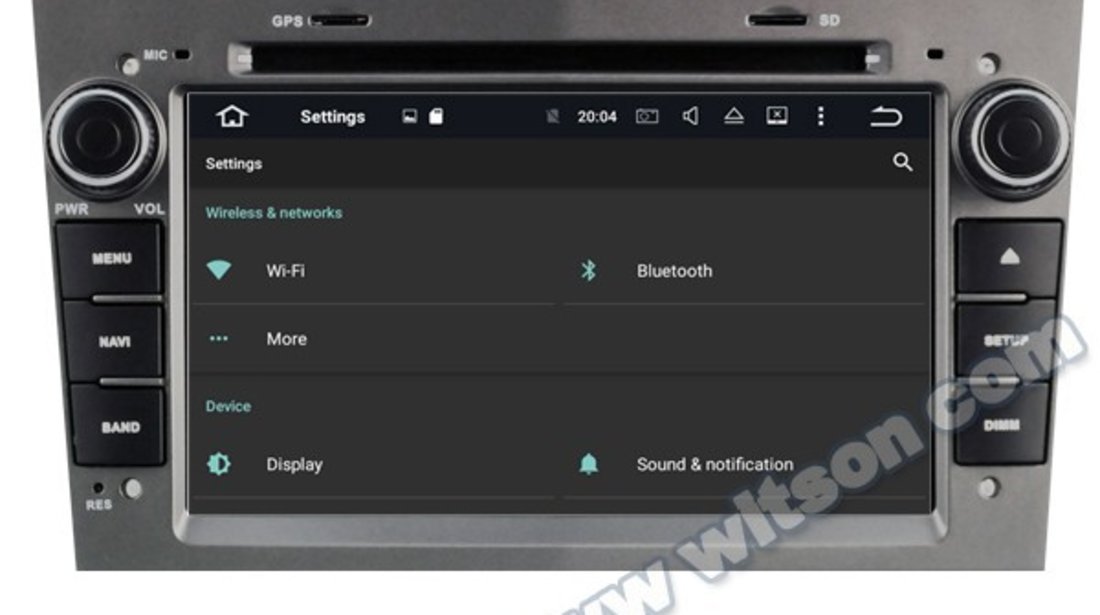 NAVIGATIE ANDROID DEDICATA Opel Zafira B WITSON W2-B5312 ECRAN CAPACITIV I