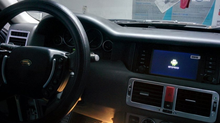 NAVIGATIE ANDROID DEDICATA RANGE ROVER VOGUE INTERNET 3G WIFI DVD DVR GPS WAZE CARKIT EDT-G082