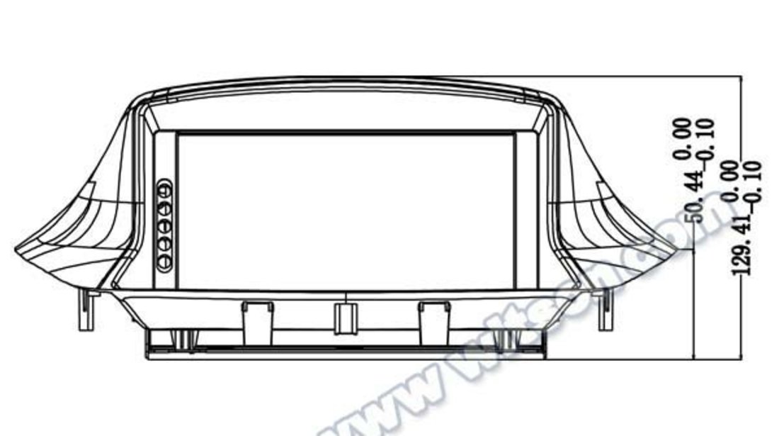 NAVIGATIE ANDROID DEDICATA RENAULT MEGANE 3 FLUENCE EDOTEC EDT-M145 PLATFORMA S160 QUADCORE 16 GB 3G