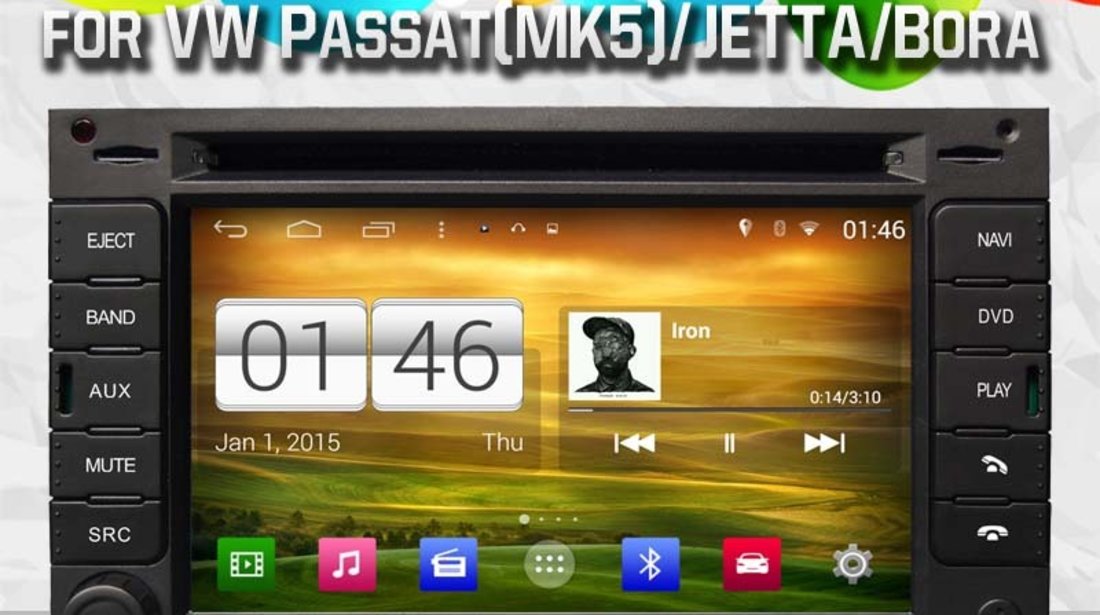 NAVIGATIE ANDROID DEDICATA SEAT ALHAMBRA WITSON W2-M016 PLATFORMA S160 QUAD CORE 16GB REZOLUTIE HD