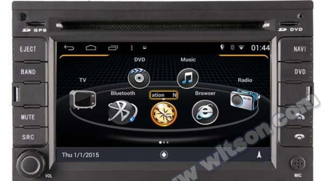 NAVIGATIE ANDROID DEDICATA SEAT ALHAMBRA WITSON W2-M016 PLATFORMA S160 QUAD CORE 16GB REZOLUTIE HD