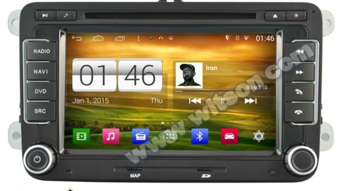 NAVIGATIE ANDROID DEDICATA Seat Altea 2004- WITSON W2-M305 PLATFORMA S160 QUADCORE 16GB 3G WIFI WAZE