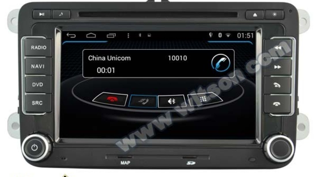 NAVIGATIE ANDROID DEDICATA Seat Altea 2004- WITSON W2-M305 PLATFORMA S160 QUADCORE 16GB 3G WIFI WAZE