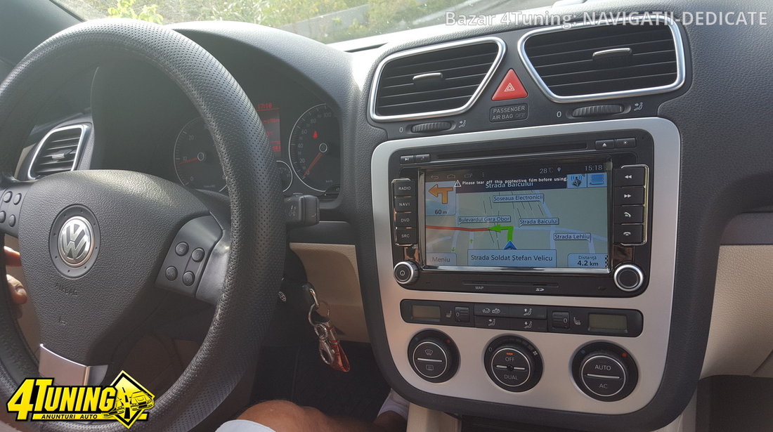 NAVIGATIE ANDROID DEDICATA Seat Leon 2005 EDOTEC EDT M305 PLATFORMA S160 QUADCORE 16GB WAZE 3G WIFI