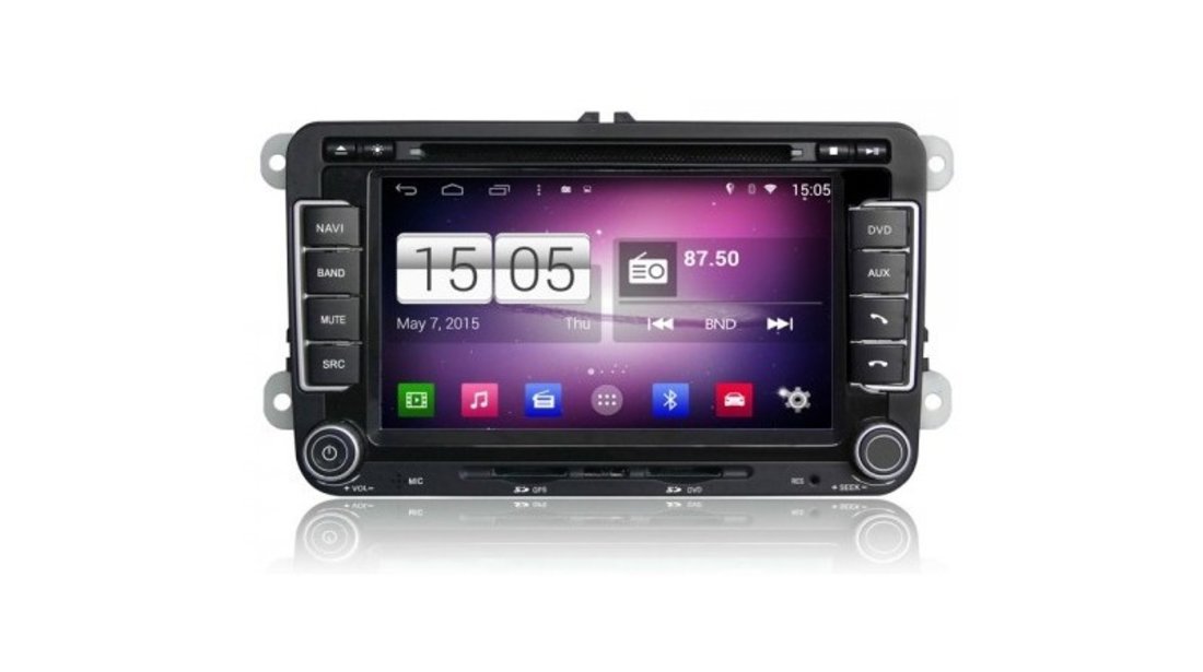 NAVIGATIE ANDROID DEDICATA Seat Leon 2005 EDOTEC EDT M305 PLATFORMA S160 QUADCORE 16GB WAZE 3G WIFI