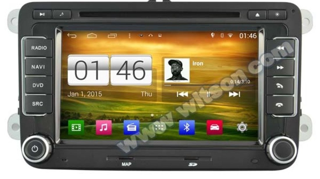 NAVIGATIE ANDROID DEDICATA SEAT LEON ALTEA MODEL WITSON W2-M305 CU PLATFORMA S160 PROCESOR QUAD CORE