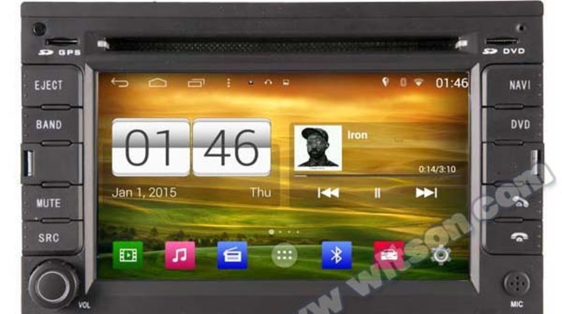 NAVIGATIE ANDROID DEDICATA SKODA FABIA WITSON W2-M016 PLATFORMA S160 QUAD CORE 16GB REZOLUTIE HD