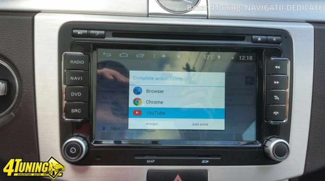 NAVIGATIE ANDROID DEDICATA Skoda Rapid EDOTEC EDT-M305 PLATFORMA S160 GPS 3G WIFI WAZE MIRRORLINK