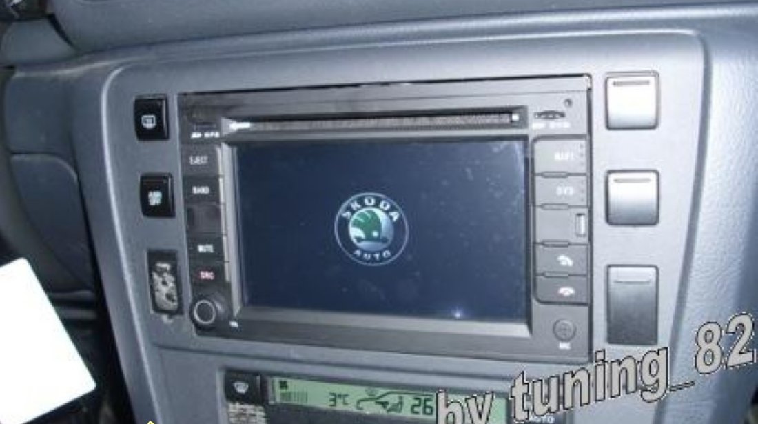 NAVIGATIE ANDROID DEDICATA SKODA SUPERB 1 WITSON W2-M016 MIRRORLINK WIFI WAZE