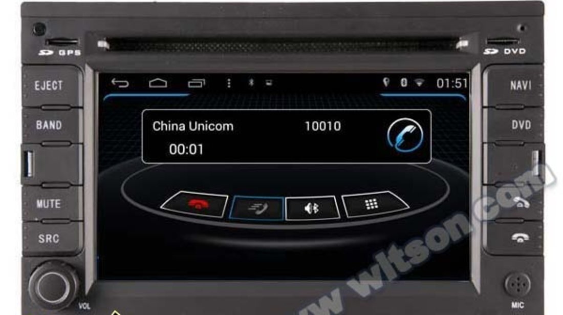 NAVIGATIE ANDROID DEDICATA SKODA SUPERB I 2001-2008  WITSON W2-M016 MIRRORLINK WIFI WAZE