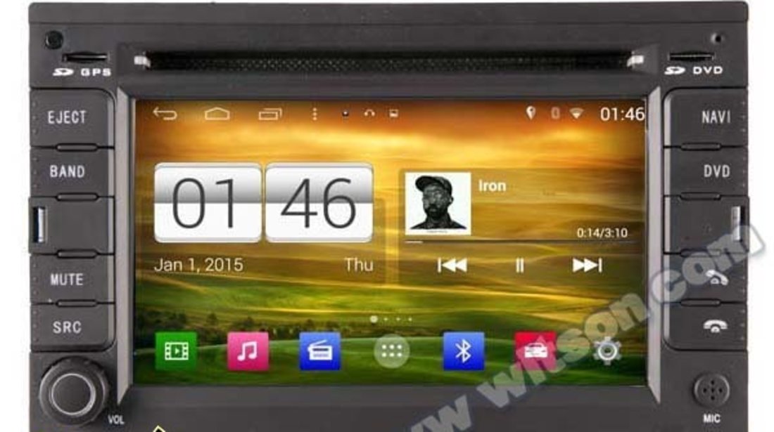 NAVIGATIE ANDROID DEDICATA SKODA SUPERB I 2001-2008  WITSON W2-M016 MIRRORLINK WIFI WAZE