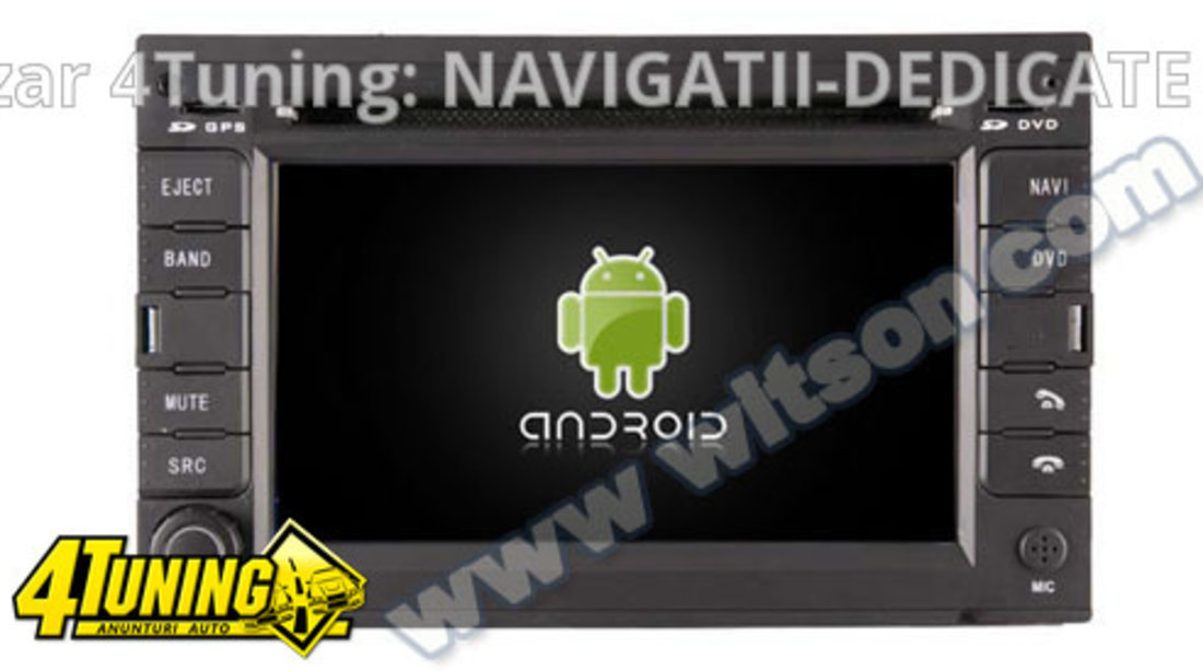 NAVIGATIE ANDROID DEDICATA SKODA SUPERB I 2001-2008  WITSON W2-M016 MIRRORLINK WIFI WAZE