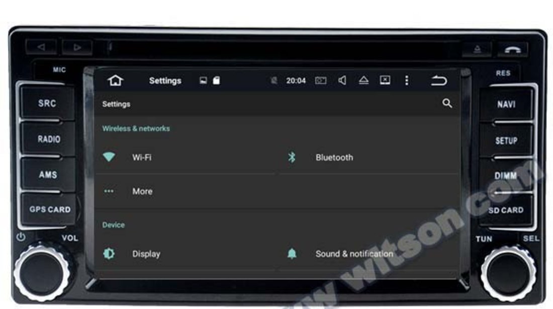 NAVIGATIE ANDROID DEDICATA SUBARU FORESTER IMPREZA XV WITSON W2-B5504 OCTA-CORE 32GB 2G RAM GPS WAZE
